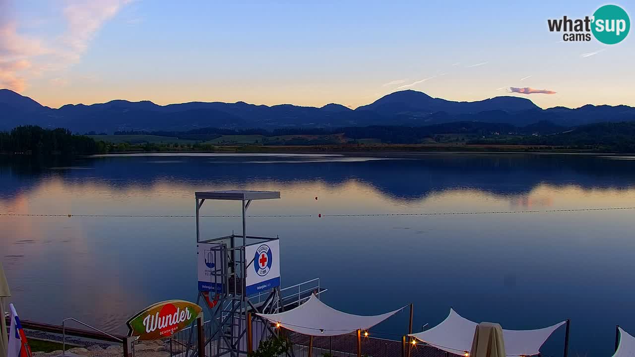 Webcam lac de Velenje – Vue en direct depuis Velenje Beach