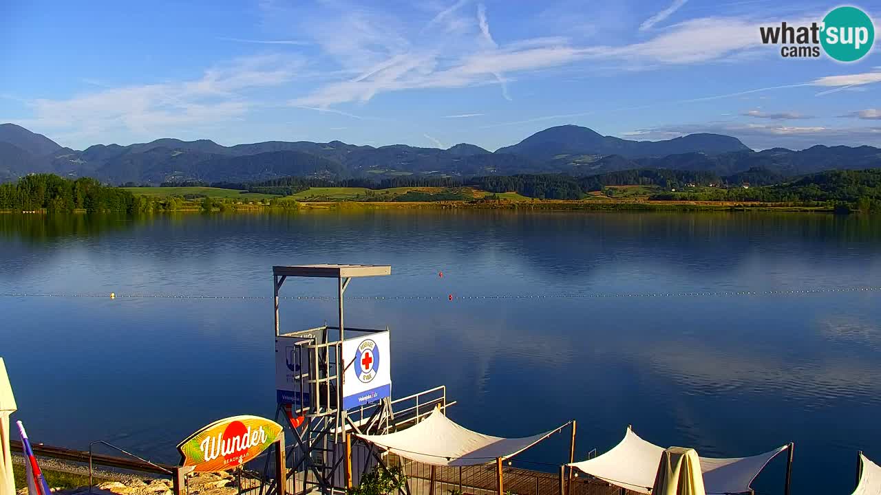 Webcam Lago di Velenje – Spiaggia di Velenje in diretta