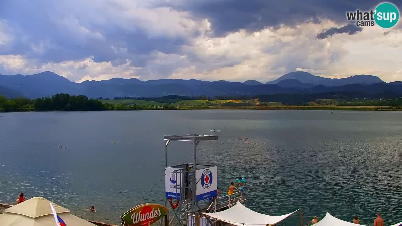 Webcam lago Velenje – Vista en directo desde Velenje Beach