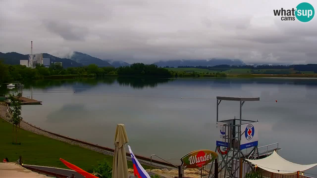 Webcam Lago di Velenje – Spiaggia di Velenje in diretta