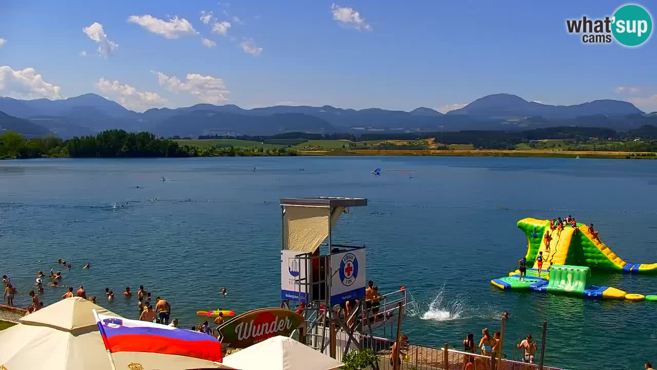 Webcam Lago di Velenje – Spiaggia di Velenje in diretta