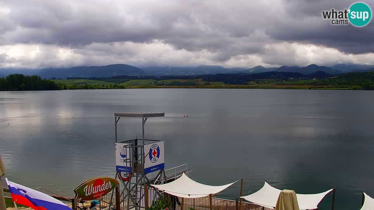 Web kamera Velenjsko jezero – Plaža Velenje uživo