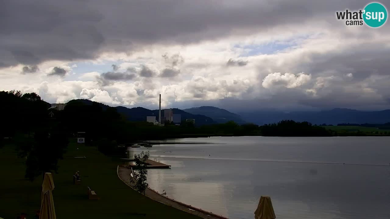 Webcam lago Velenje – Vista en directo desde Velenje Beach