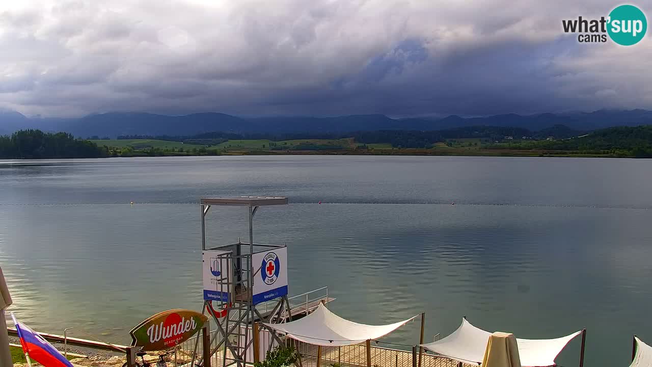 Webcam lac de Velenje – Vue en direct depuis Velenje Beach