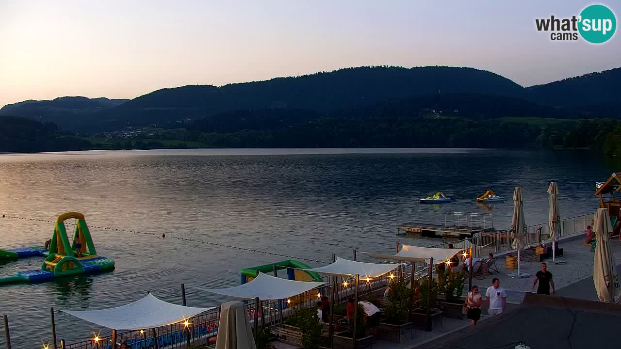 Webcam lac de Velenje – Vue en direct depuis Velenje Beach