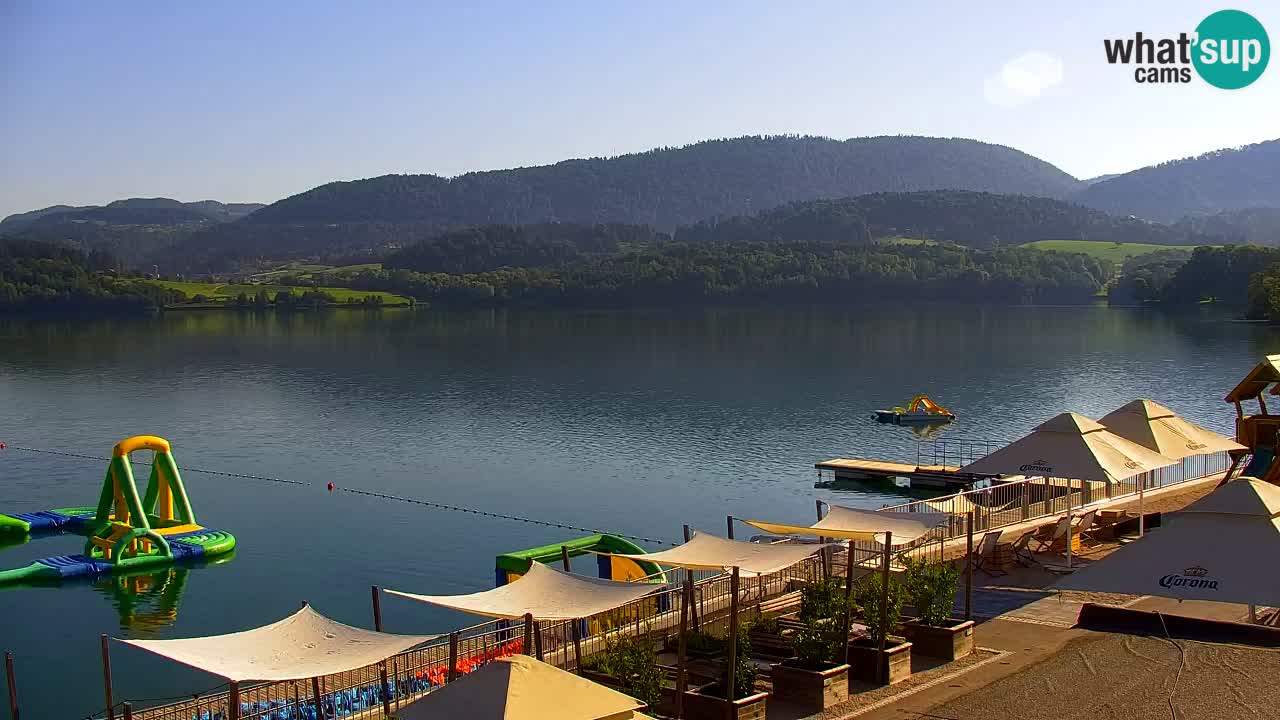 Webcam lago Velenje – Vista en directo desde Velenje Beach
