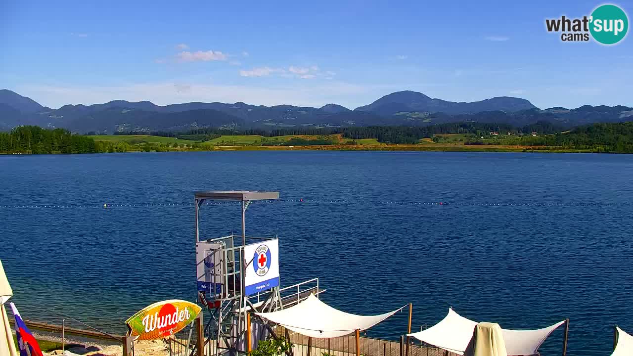 Webcam Lago di Velenje – Spiaggia di Velenje in diretta