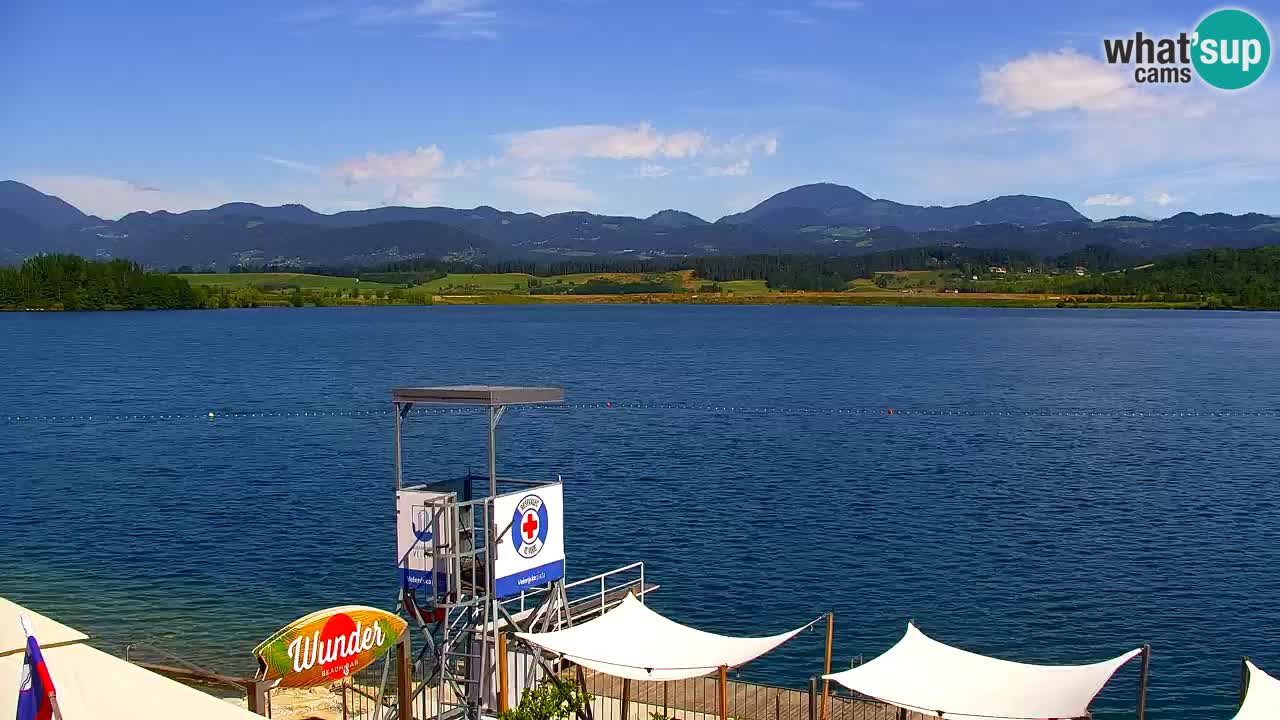 Webcam Lago di Velenje – Spiaggia di Velenje in diretta
