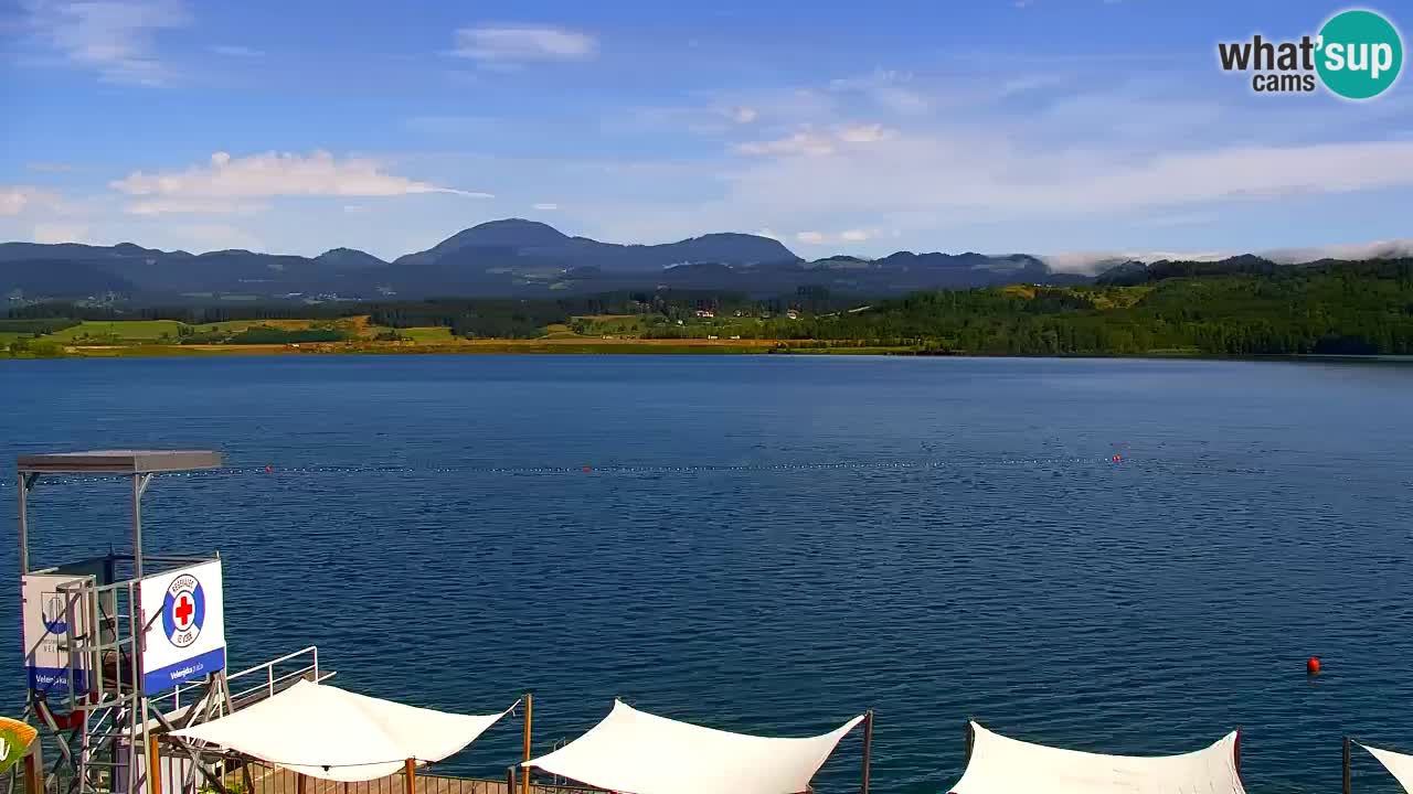 Webcam Lago di Velenje – Spiaggia di Velenje in diretta