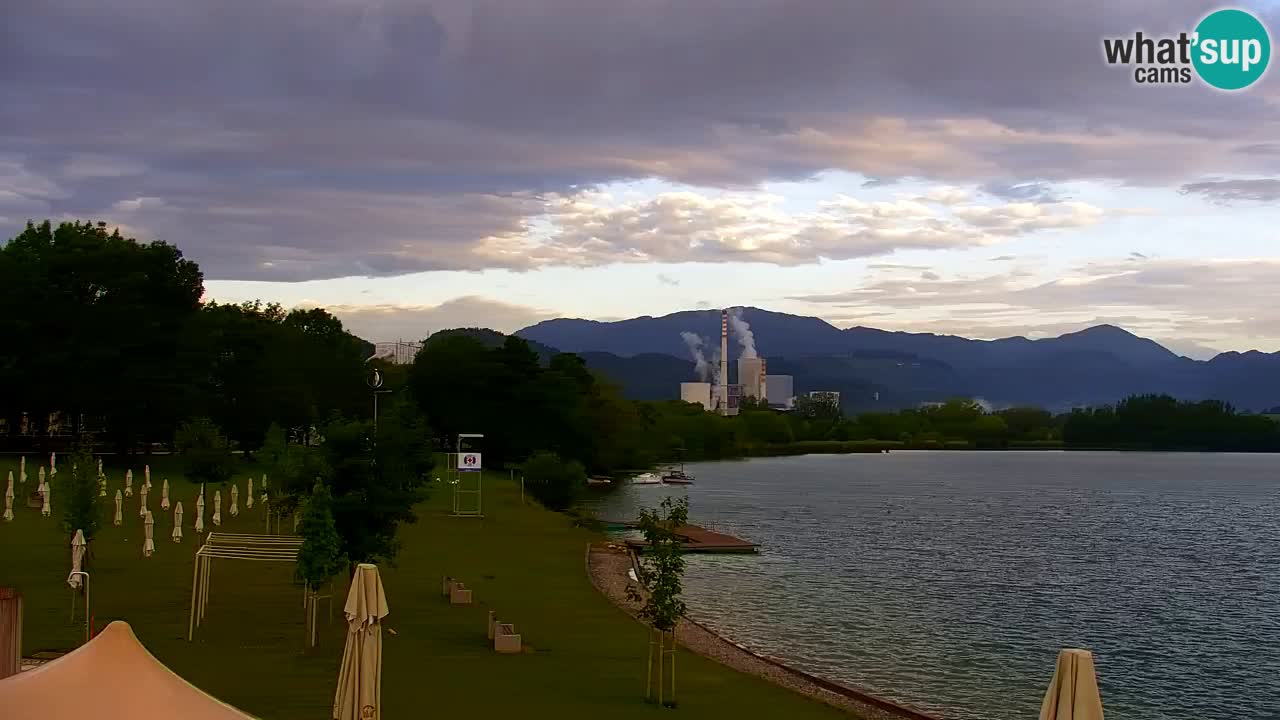 Webcam Lago di Velenje – Spiaggia di Velenje in diretta