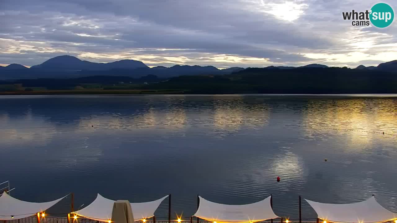 Webcam lac de Velenje – Vue en direct depuis Velenje Beach