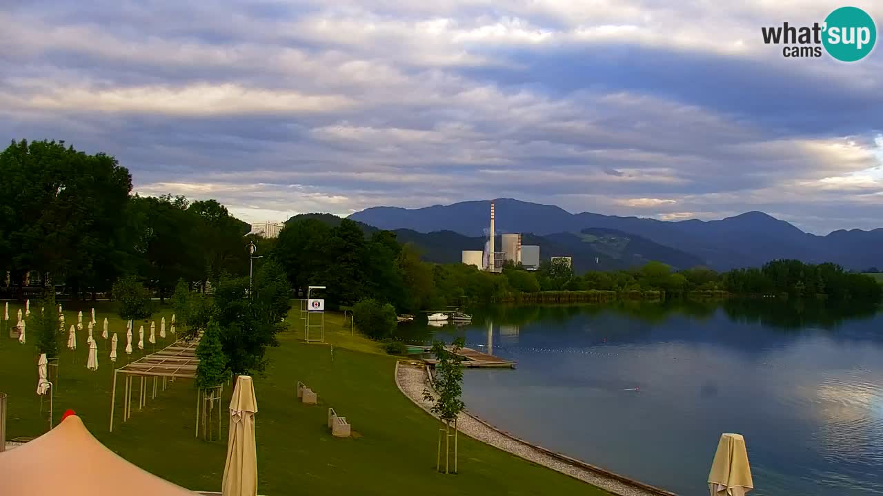 Webcam lac de Velenje – Vue en direct depuis Velenje Beach