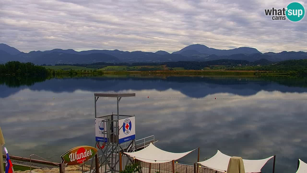 Webcam lac de Velenje – Vue en direct depuis Velenje Beach