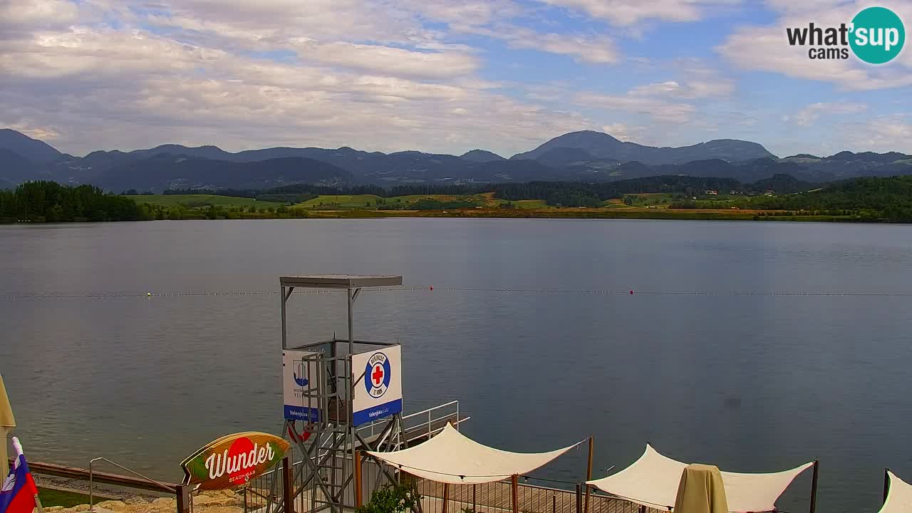 Web kamera Velenjsko jezero – Plaža Velenje uživo