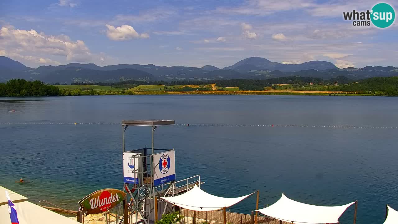 Webcam lago Velenje – Vista en directo desde Velenje Beach