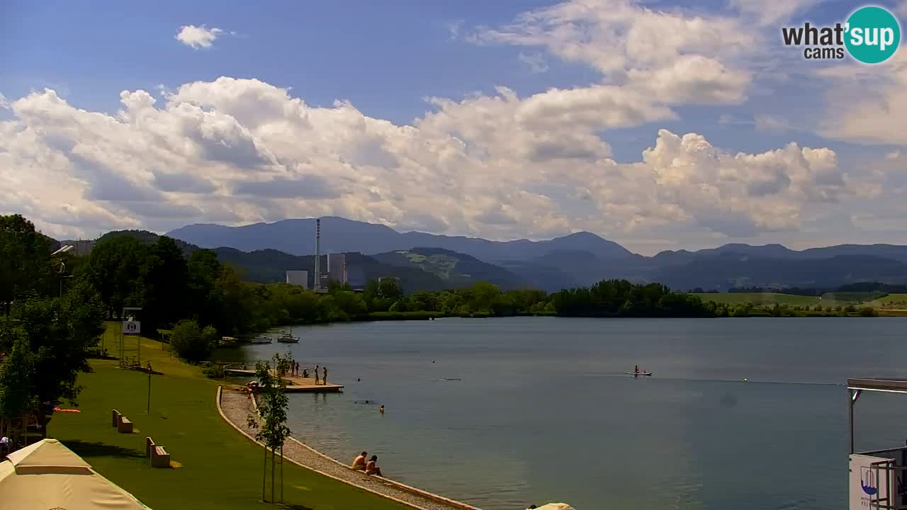 Webcam lac de Velenje – Vue en direct depuis Velenje Beach