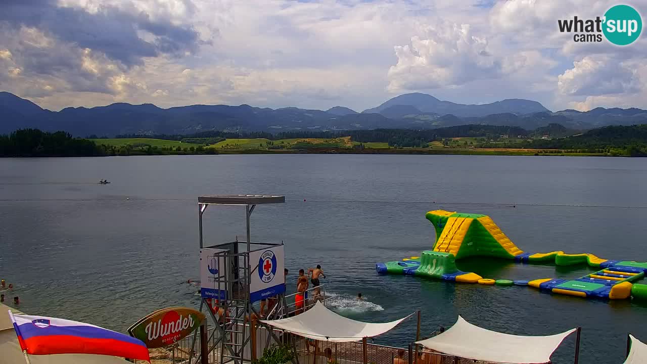 Webcam Lago di Velenje – Spiaggia di Velenje in diretta