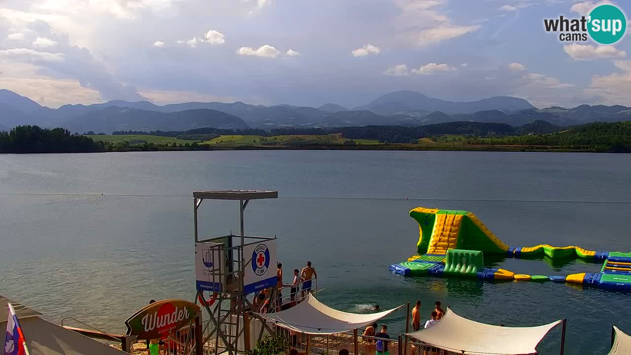 Webcam Lago di Velenje – Spiaggia di Velenje in diretta