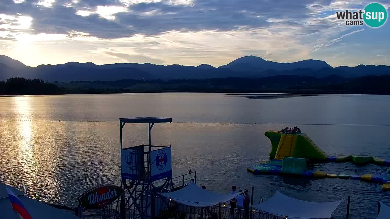 Webcam lago Velenje – Vista en directo desde Velenje Beach