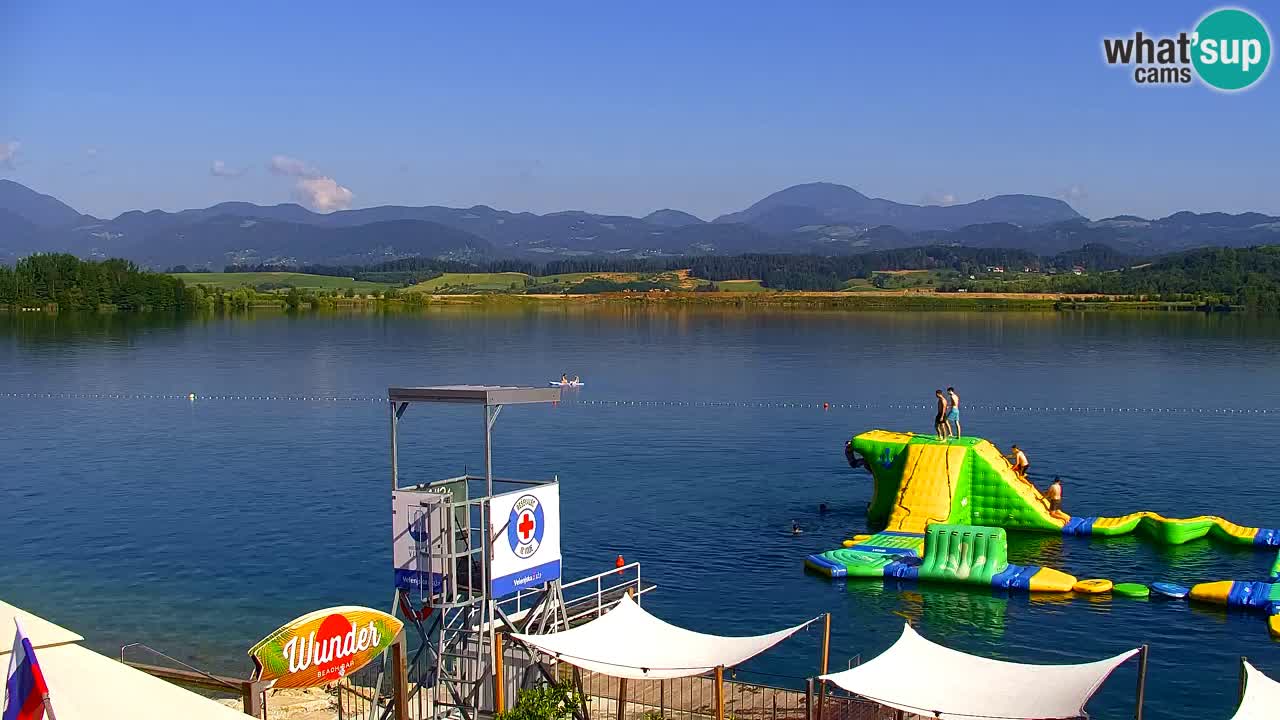 Webcam Lago di Velenje – Spiaggia di Velenje in diretta