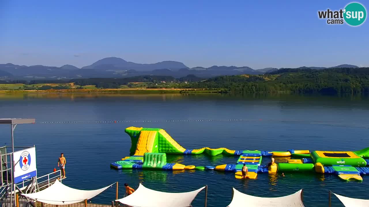 Webcam Lago di Velenje – Spiaggia di Velenje in diretta