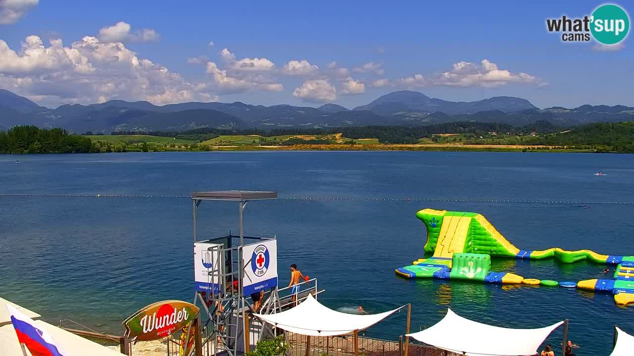 Webcam Lago di Velenje – Spiaggia di Velenje in diretta