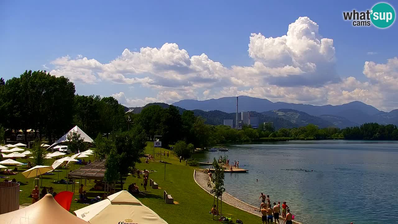Web kamera Velenjsko jezero – Plaža Velenje uživo