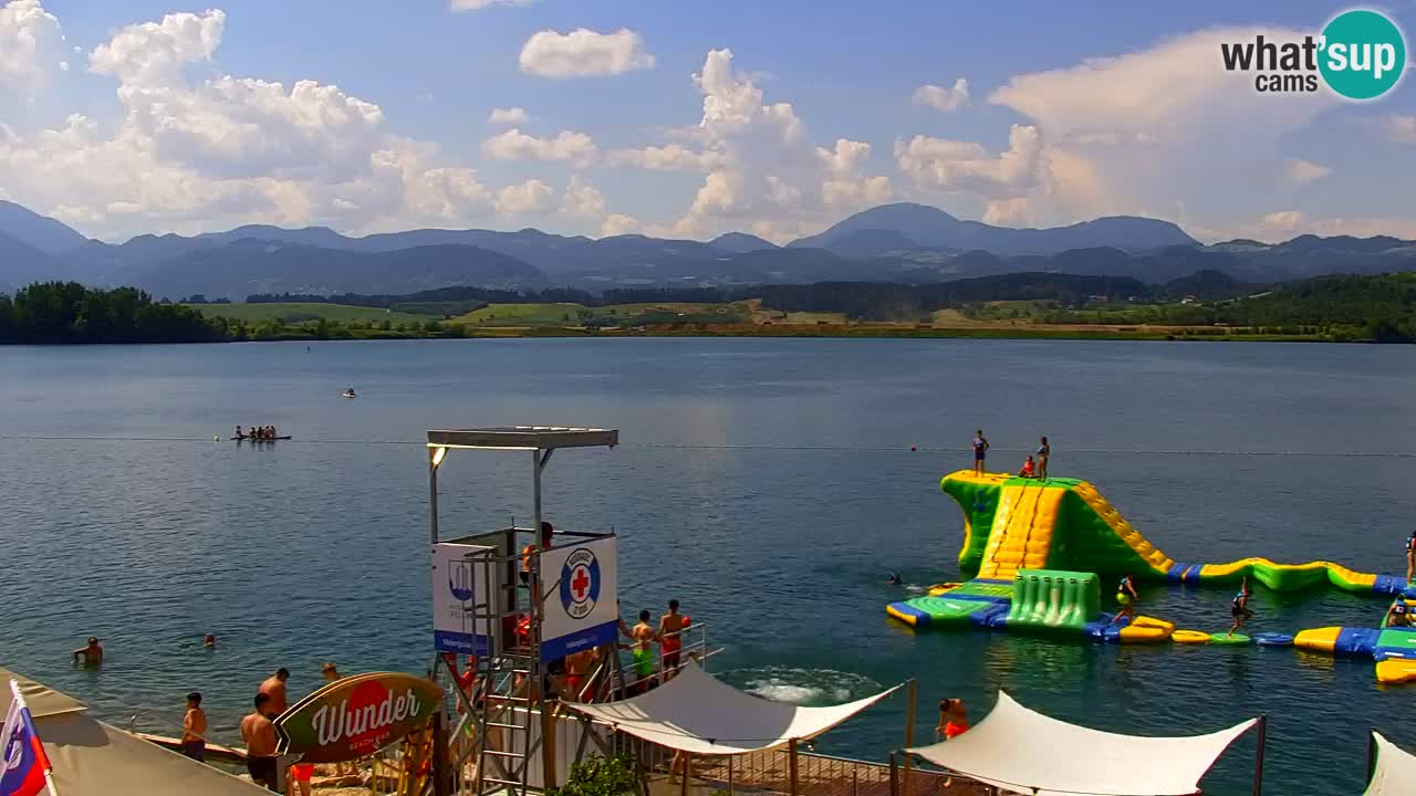 Webcam Lago di Velenje – Spiaggia di Velenje in diretta