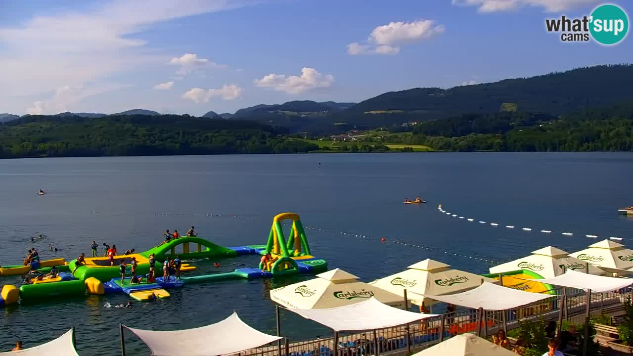 Webcam lac de Velenje – Vue en direct depuis Velenje Beach