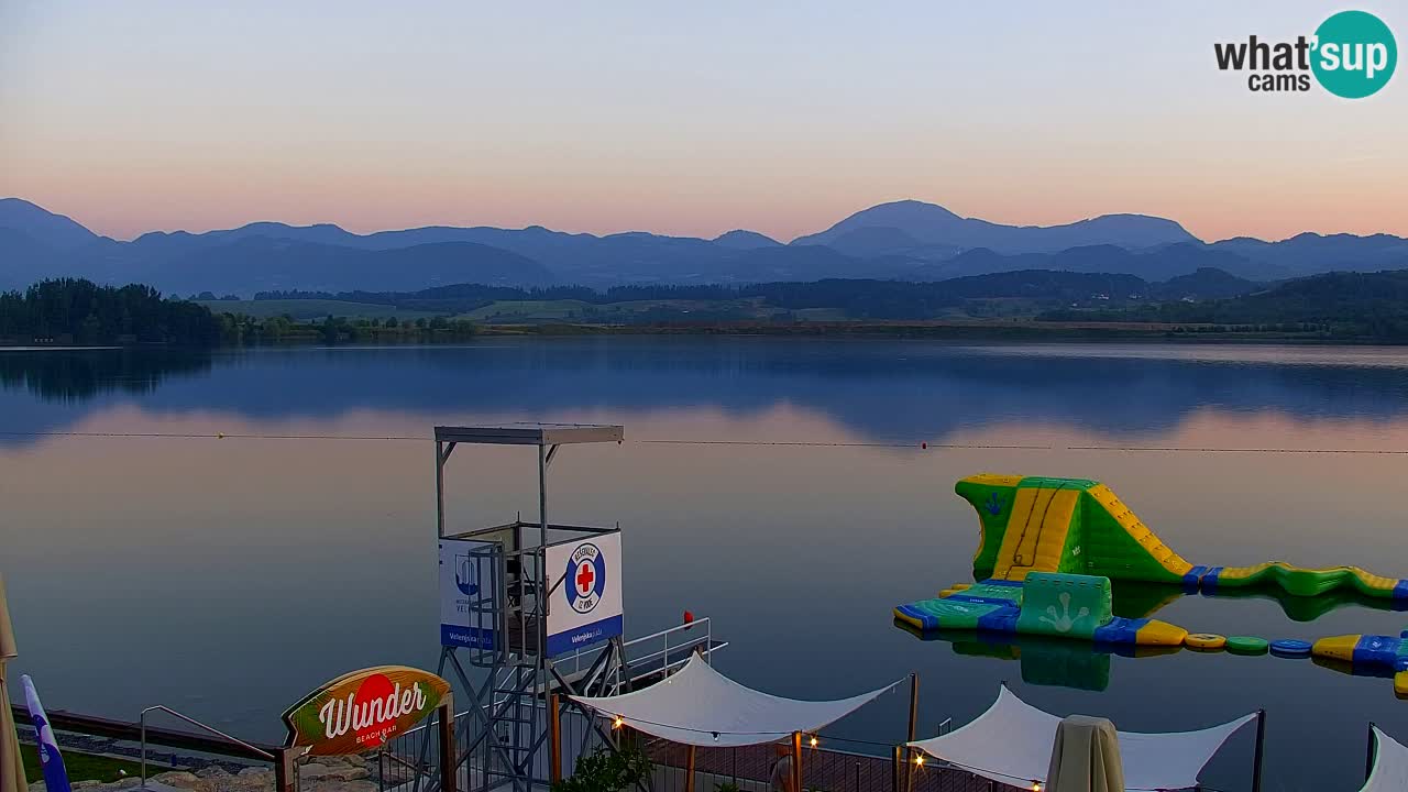 Webcam lago Velenje – Vista en directo desde Velenje Beach