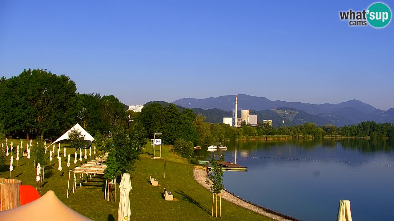 Webcam Lago di Velenje – Spiaggia di Velenje in diretta