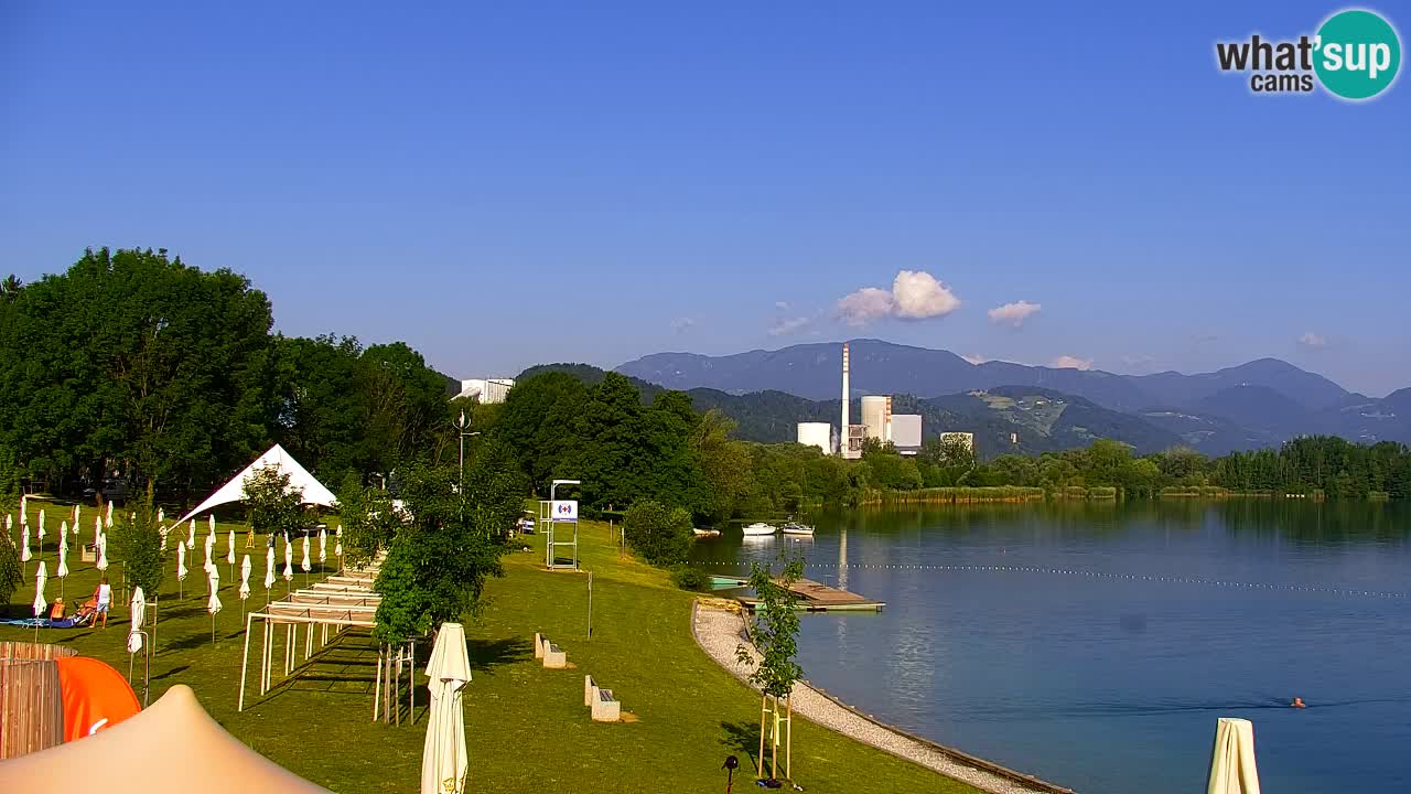 Webcam Lago di Velenje – Spiaggia di Velenje in diretta