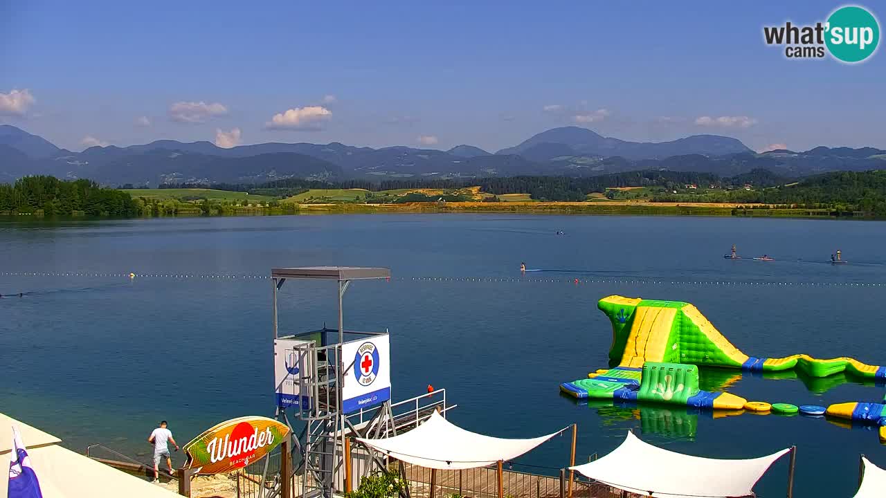 Webcam lac de Velenje – Vue en direct depuis Velenje Beach