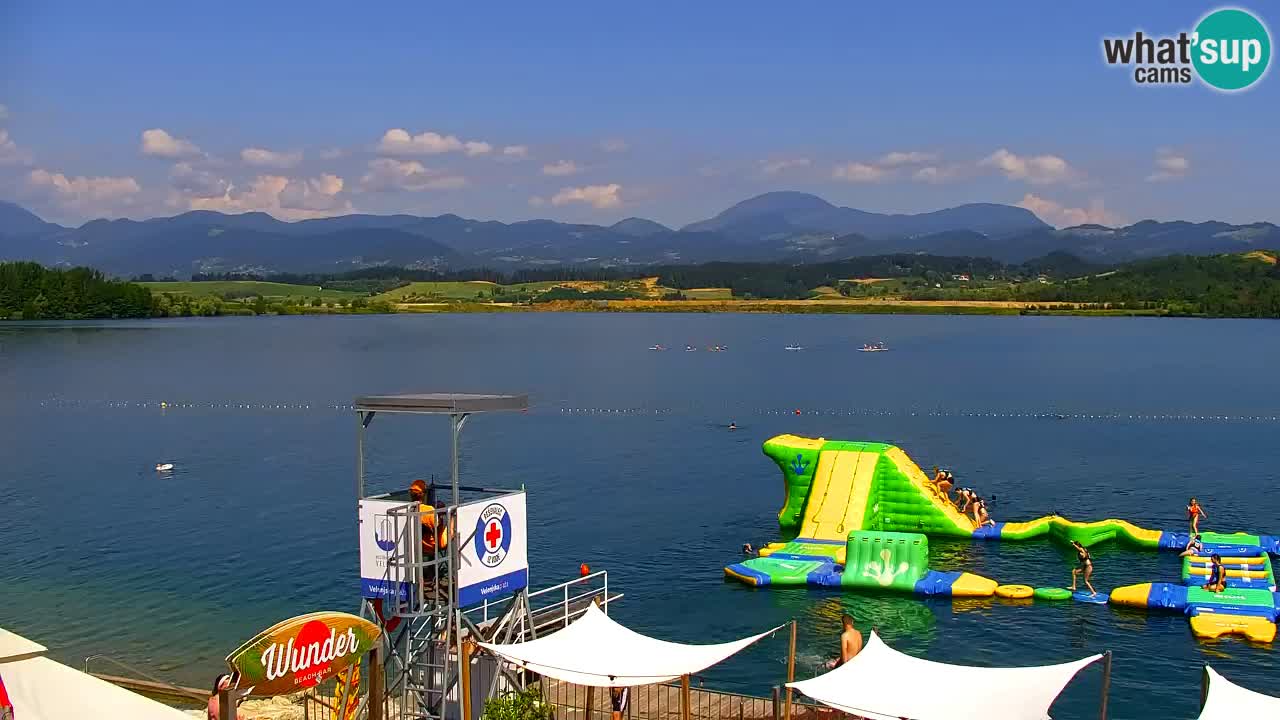 Webcam Lago di Velenje – Spiaggia di Velenje in diretta