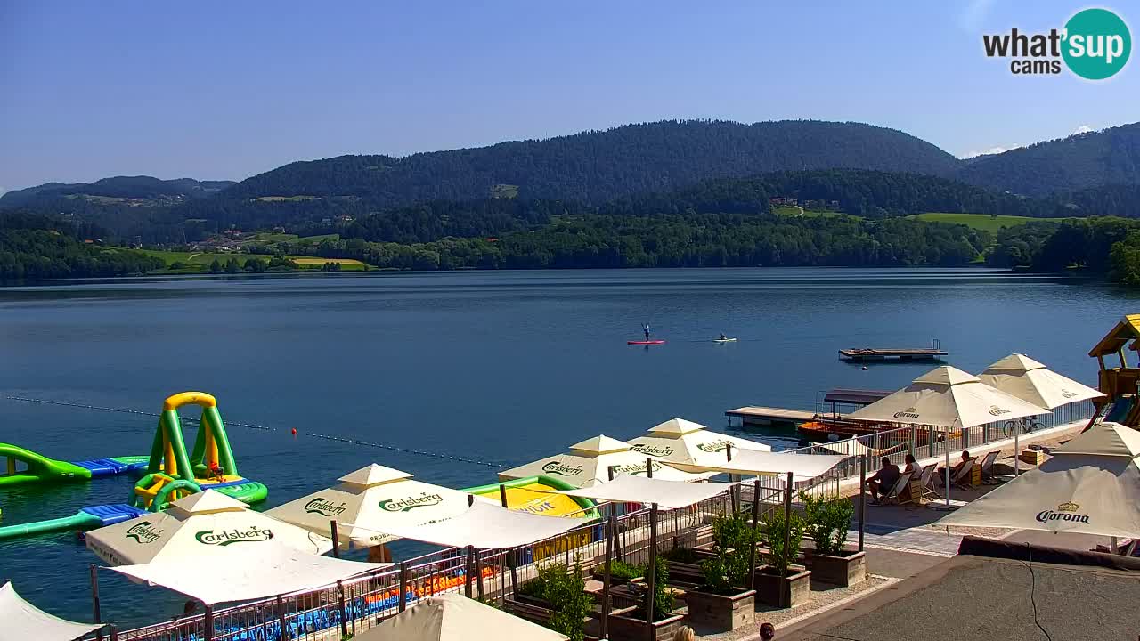 Webcam lago Velenje – Vista en directo desde Velenje Beach