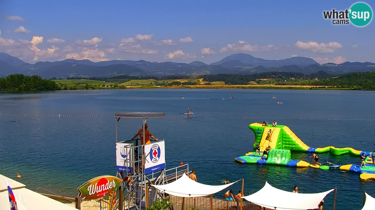 Webcam Lago di Velenje – Spiaggia di Velenje in diretta
