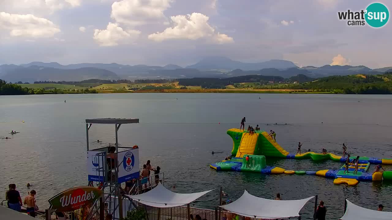 Webcam lago Velenje – Vista en directo desde Velenje Beach