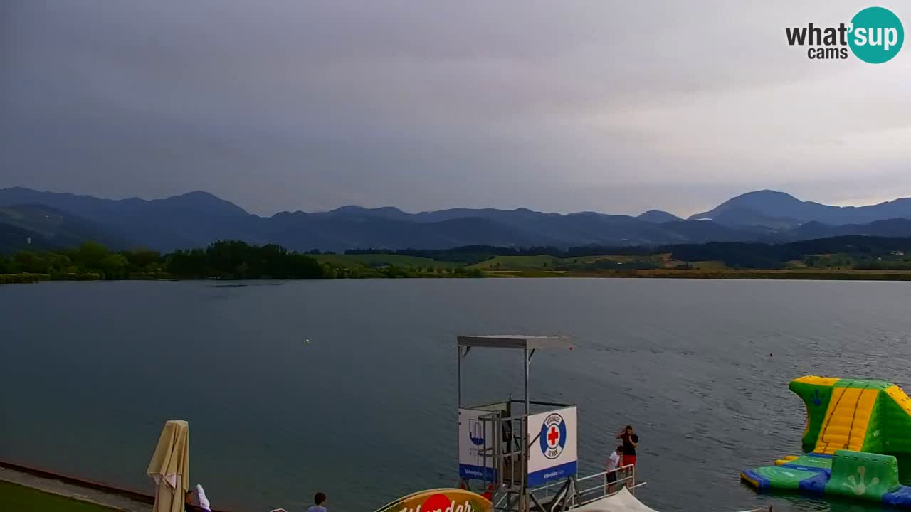Webcam lago Velenje – Vista en directo desde Velenje Beach