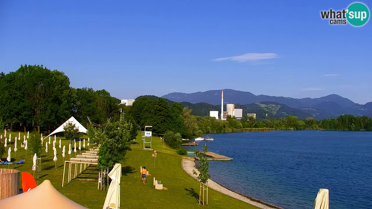 Webcam Lago di Velenje – Spiaggia di Velenje in diretta