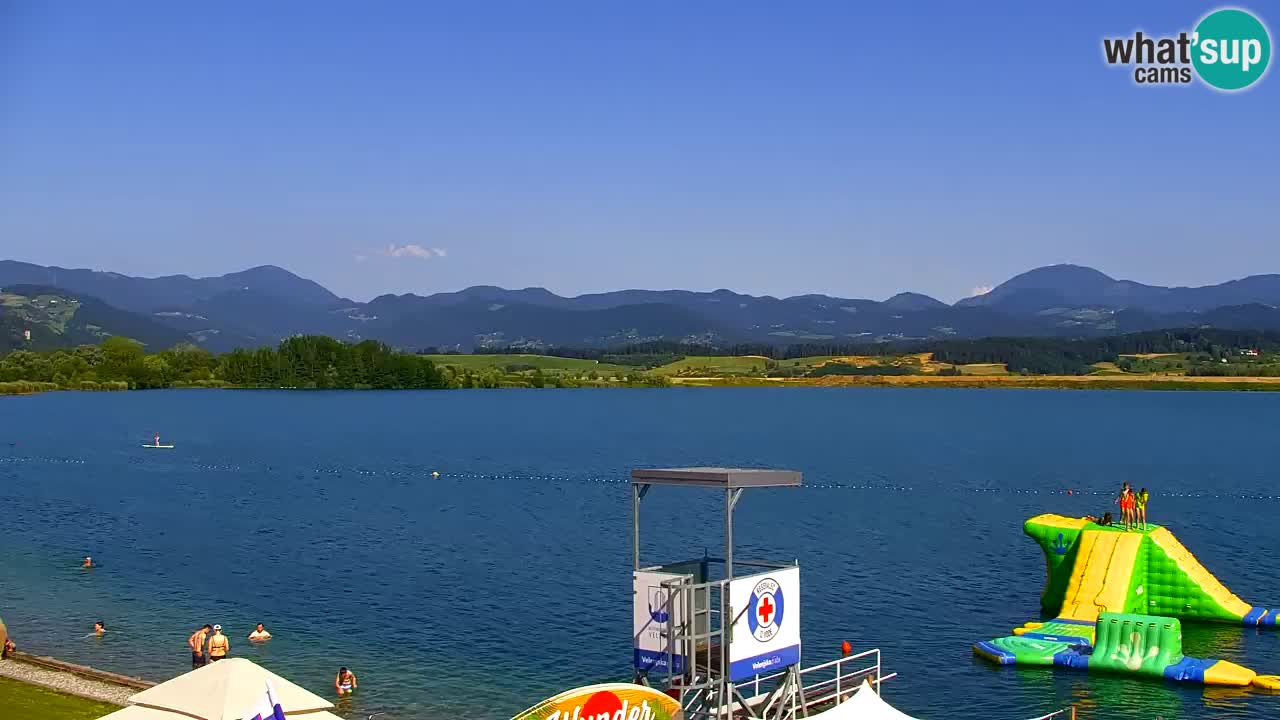Webcam Lago di Velenje – Spiaggia di Velenje in diretta