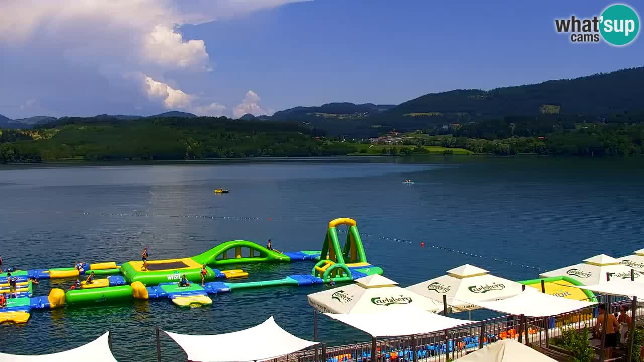 Webcam lac de Velenje – Vue en direct depuis Velenje Beach