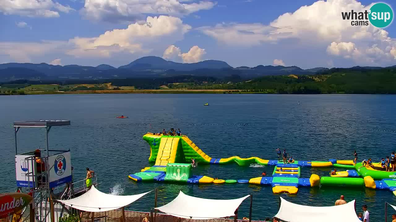 Webcam Lago di Velenje – Spiaggia di Velenje in diretta