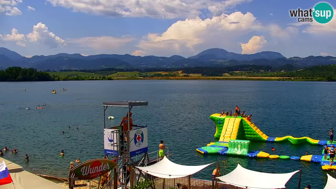 Web kamera Velenjsko jezero – Plaža Velenje uživo