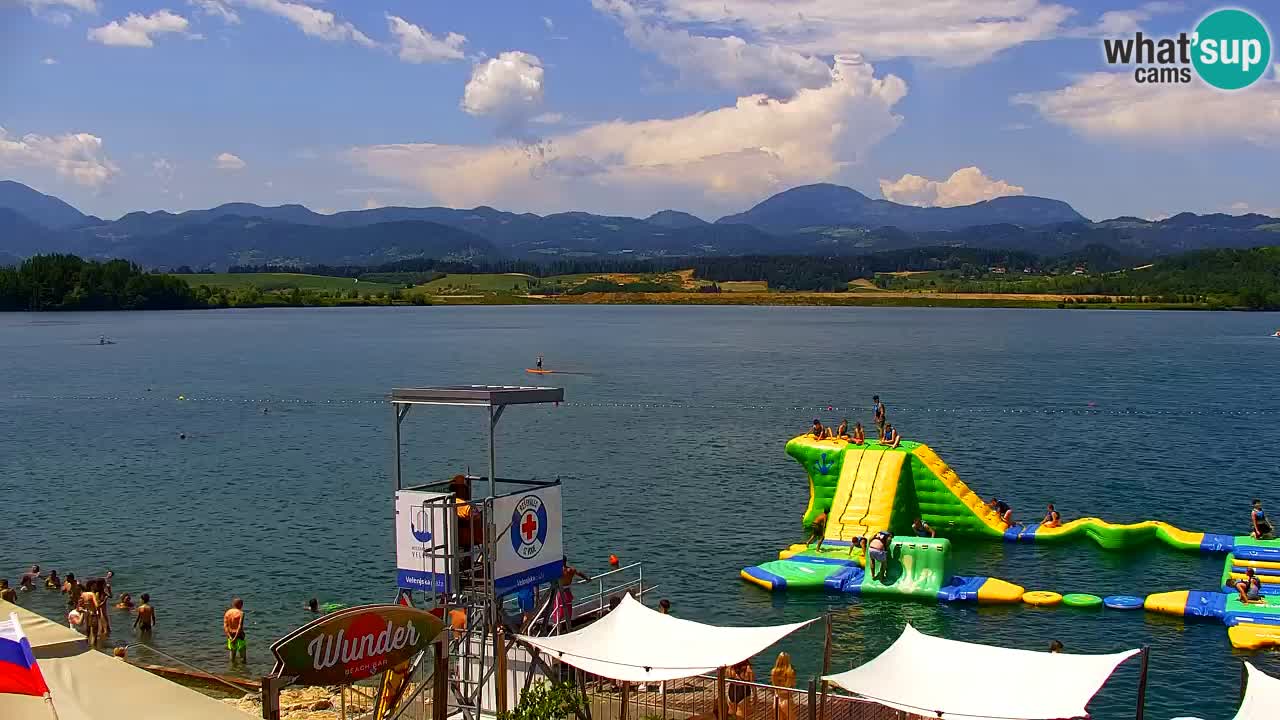 Webcam Lago di Velenje – Spiaggia di Velenje in diretta
