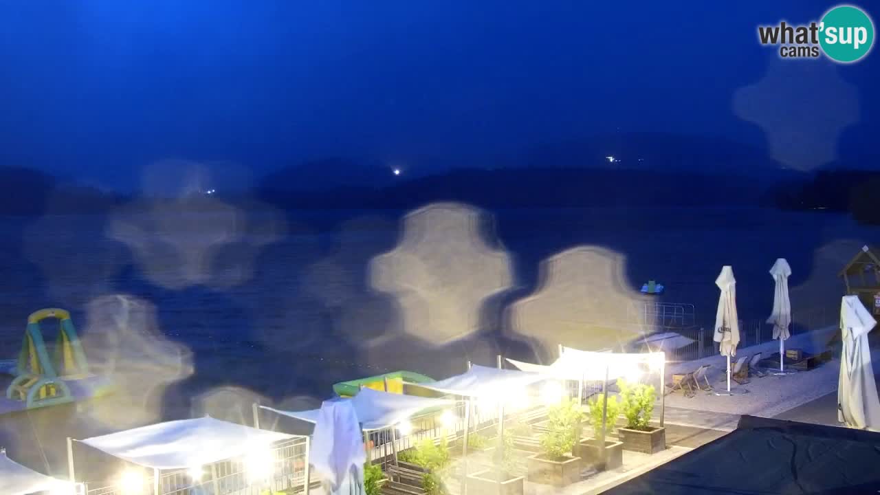 Web kamera Velenjsko jezero – Plaža Velenje uživo