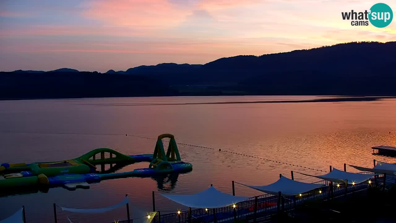 Webcam lac de Velenje – Vue en direct depuis Velenje Beach