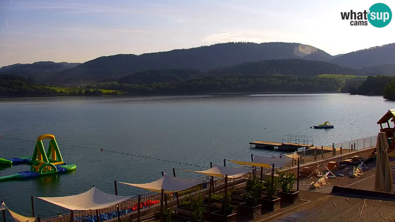 Web kamera Velenjsko jezero – Plaža Velenje uživo