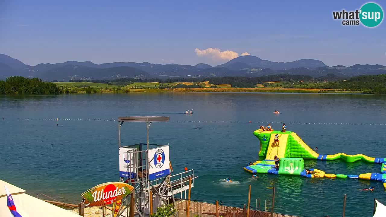 Webcam lac de Velenje – Vue en direct depuis Velenje Beach