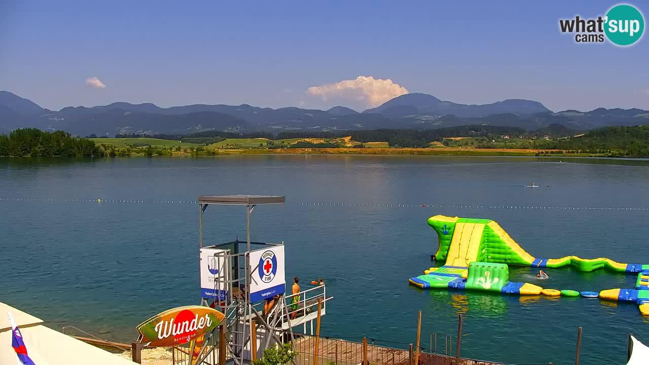 Webcam lac de Velenje – Vue en direct depuis Velenje Beach