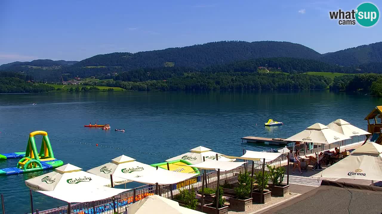 Webcam lago Velenje – Vista en directo desde Velenje Beach